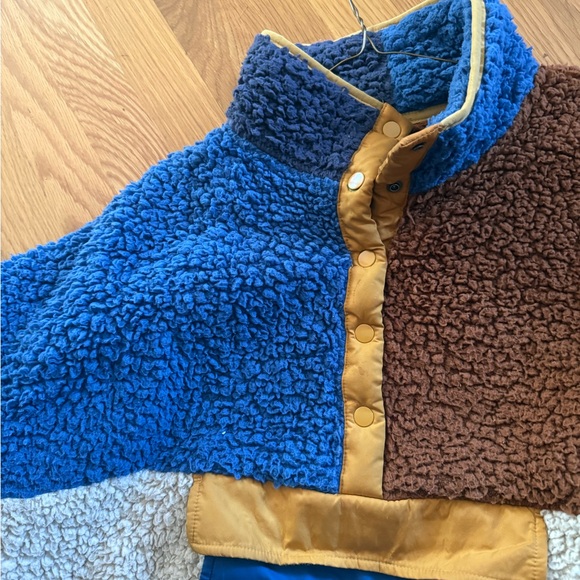 Eddie Bauer x The Great Colorblock Fleece Half Zip - Picture 3 of 4